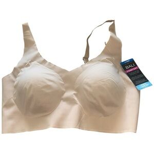 NWT Bali Cool Comfort Stretch Wire Free Beige Neutral Bra XL New